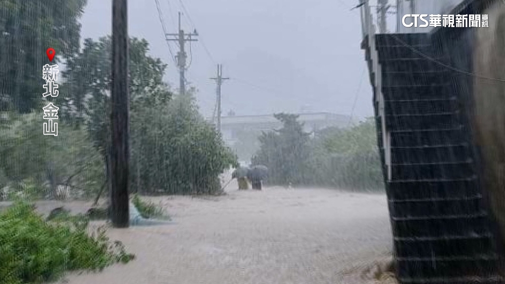 金山暴漲溪水奪命　地瓜農夫妻返家遭沖走雙亡