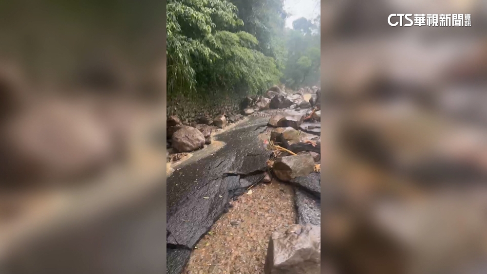 三芝木屐寮道路才搶通　又降大雨居民無奈撤離