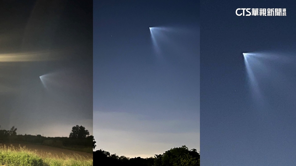 金門民眾搶拍「彗星」？！　真相是中國「長征六號火箭」