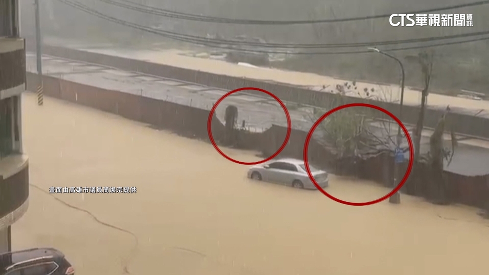 颱風襲豪宅區成汪洋　居民：海軍軍營圍牆破損釀禍