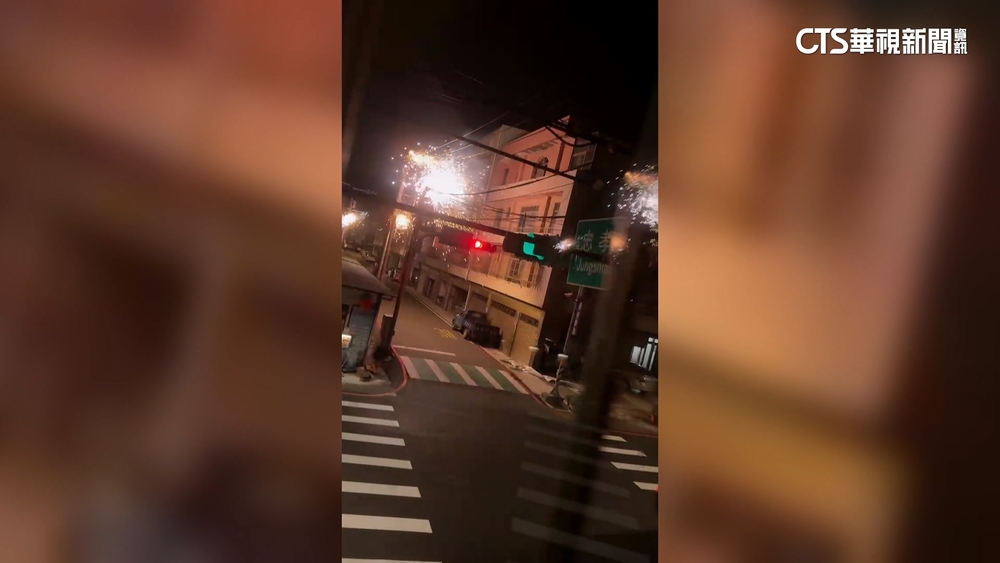 帆布掛電線爆炸噴火花！　新屋千戶無電可用　搶修1小時