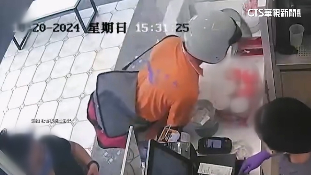 男疑不滿回購瓶內吸管未丟棄　朝櫃台吐飲料