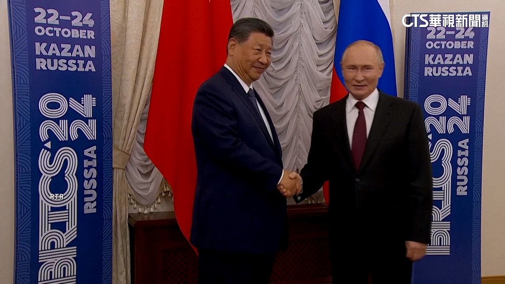 習近平抵俄參加金磚峰會　先與普丁舉行雙邊會談