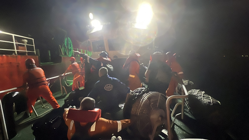 中國17名船員獲救 管碧玲：海巡署是創造兩岸人民福祉部隊