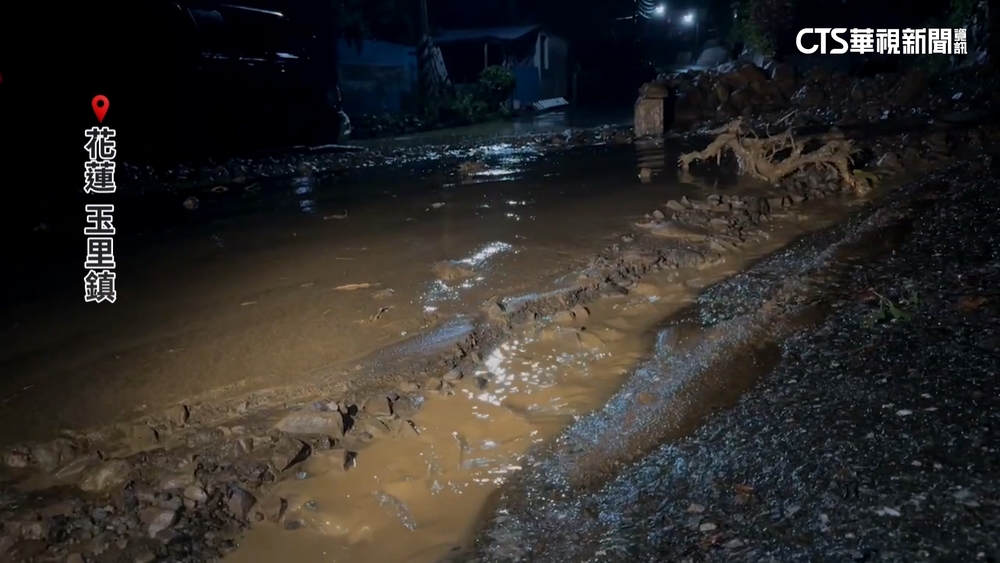花蓮玉里東豐里入夜土石流　16居民已預防性撤離