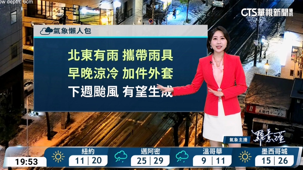 東北季風加颱風外圍雲系　迎風面留意較明顯雨勢