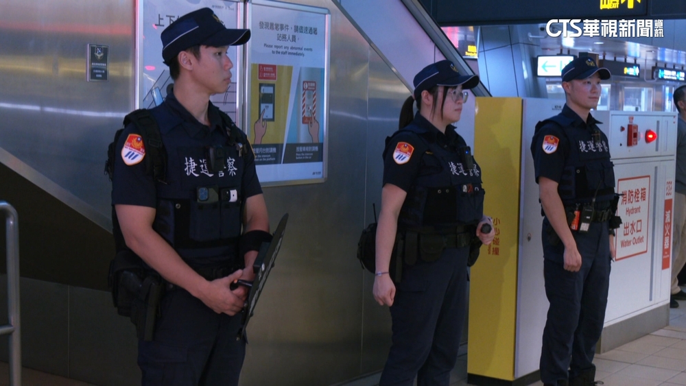 北捷攻擊案3分鐘應變　新北捷運加強巡邏配臂盾
