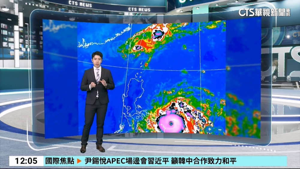 天兔登陸失敗！　降為熱帶低壓 海陸警解除