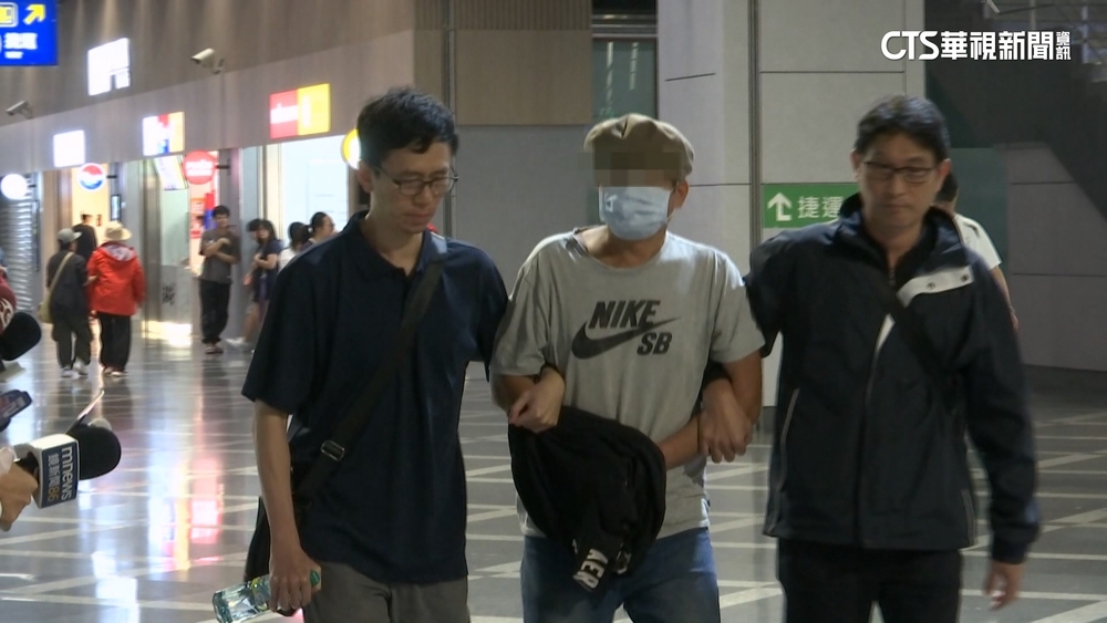 終於落網！　高鐵持刀男北上押解歸案　否認「逃往南投」