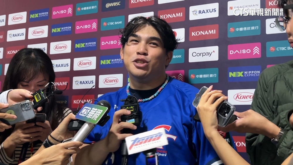 台灣隊曾頌恩破「4棒魔咒」　擊出2壘安打全場沸騰