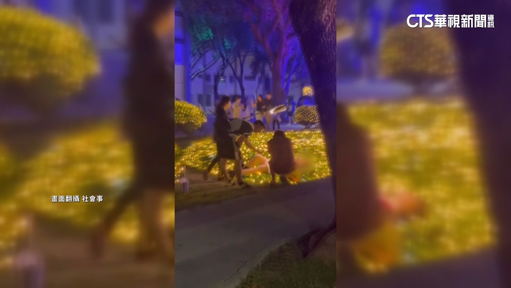 屏東耶誕燈節亂象　民眾為拍美照躺布景最高罰6千