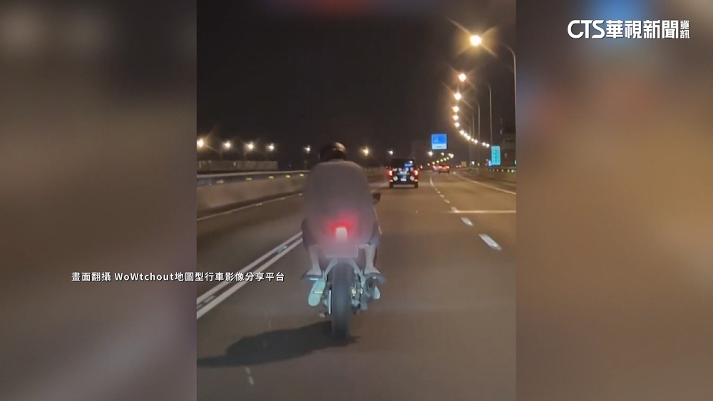 機車雙載闖五楊高架　狂飆20km拒檢逆向逃逸