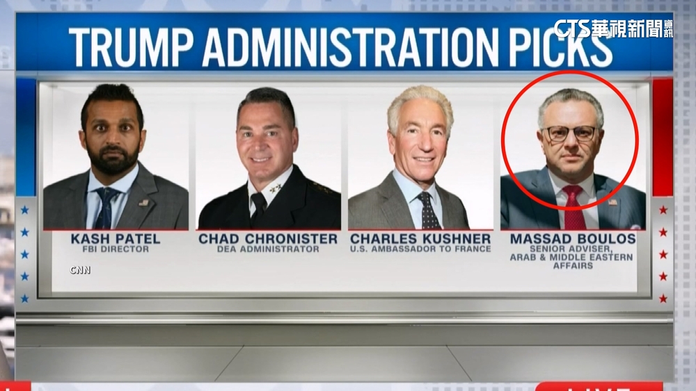 川普內舉不避親　親家布洛斯將任中東事務顧問