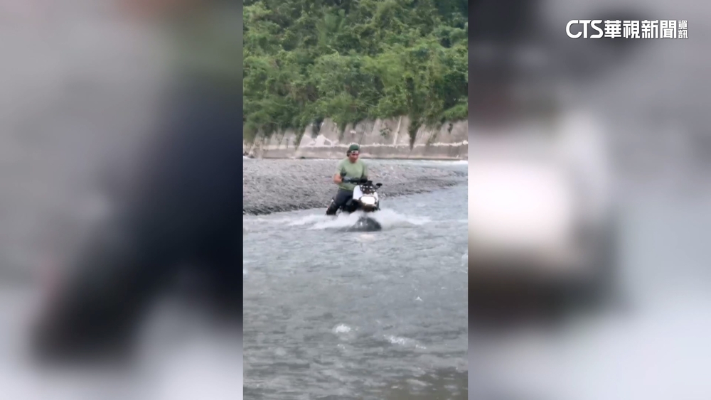 機車行老闆騎電動車溯溪PO網　河川署：已觸法