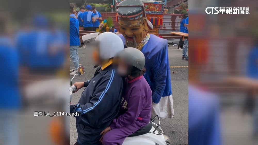 扮土地公貼機車「盯」要錢　警：若令人恐懼.涉違社維法