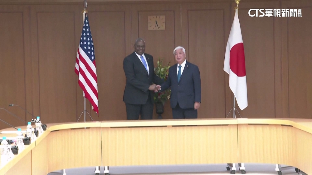 美國防部長訪日　重申持續協助台灣自衛
