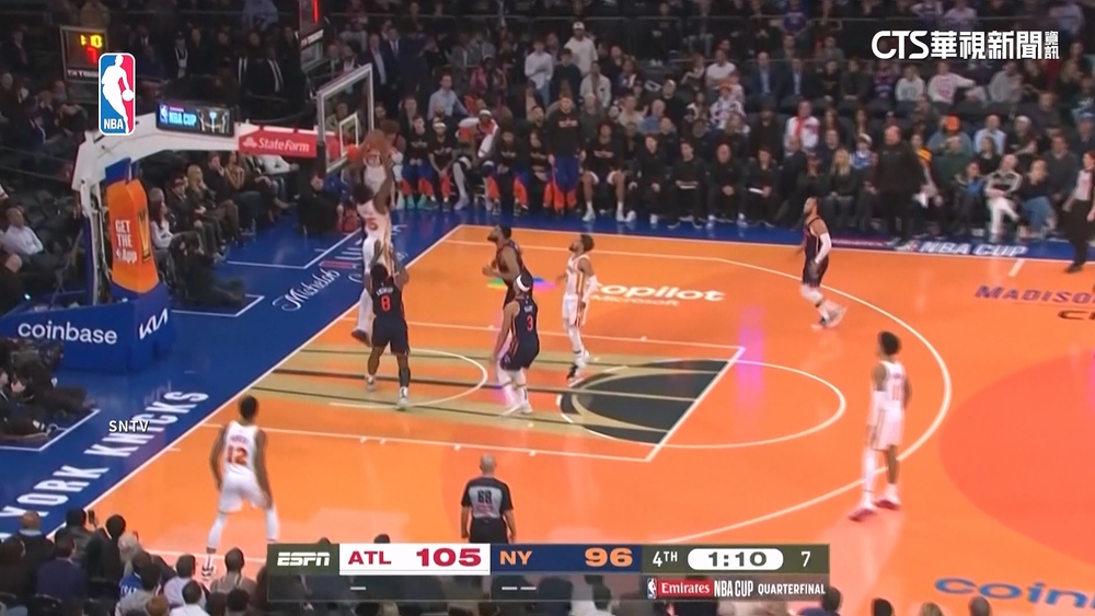 老鷹逆轉尼克前進4強　Trae Young挑釁再成公敵