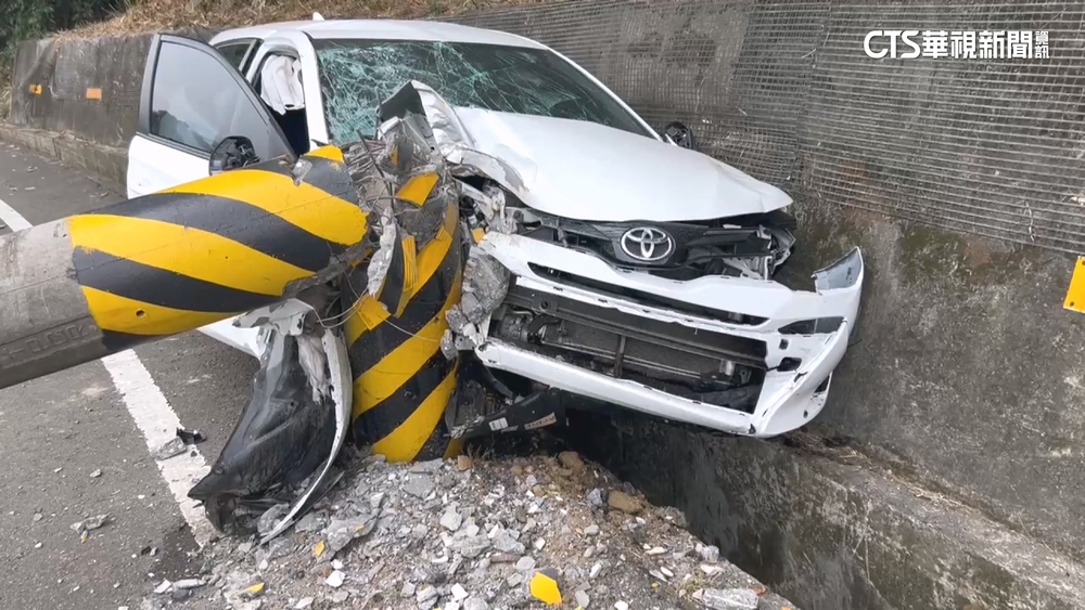 台3線1天2死！　星籍男採草莓撞山妻亡　越生過彎衝對向