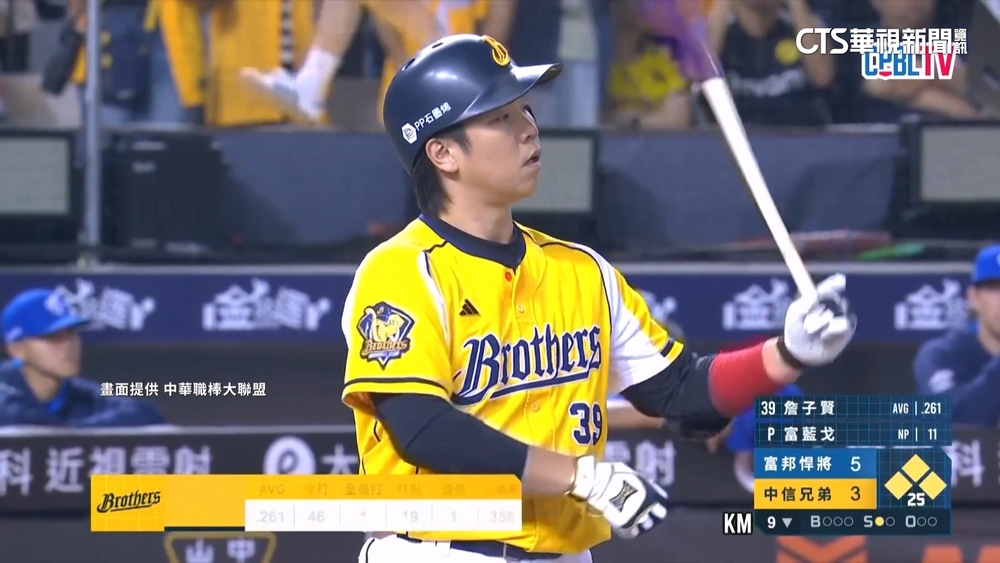 婉拒台鋼5年合約！　詹子賢確定續留中信兄弟