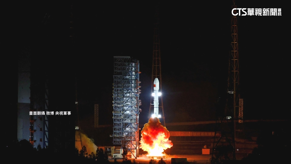 中運載火箭飛越台灣中部　國防部：大氣層外無危害