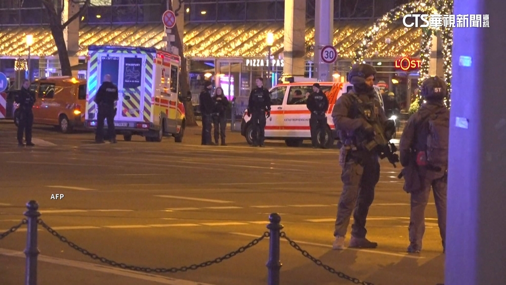 德國馬德堡驚傳汽車衝撞耶誕市集 致2死68傷