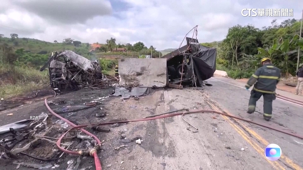 巴西公車迎面撞貨車　至少38人死亡