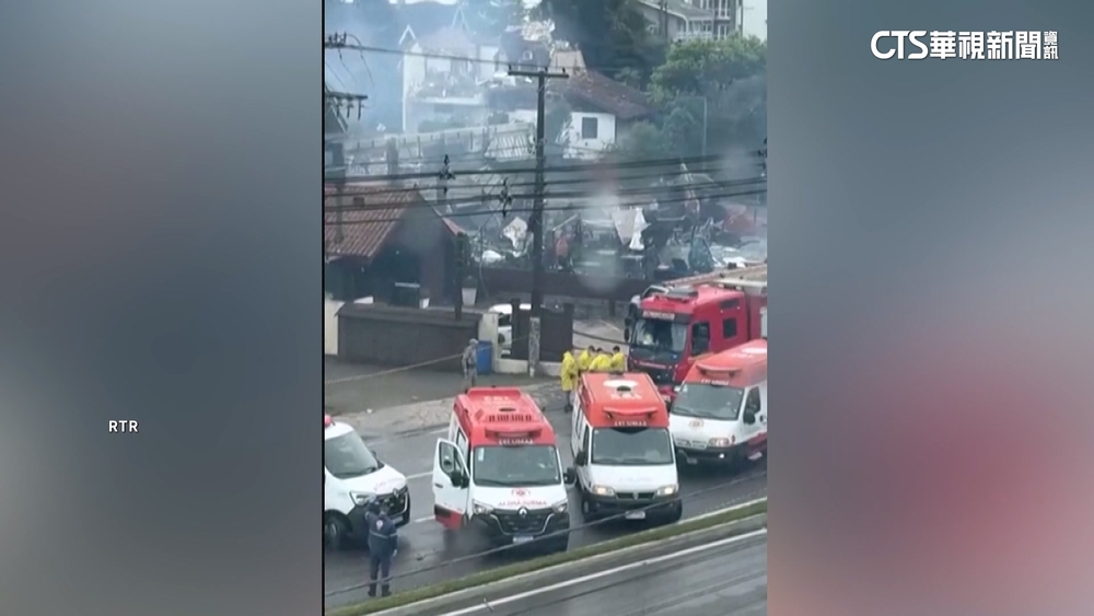 巴西南部小飛機墜入店家　至少10死17傷