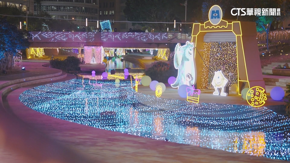 柳川綠川怪獸燈飾吸人氣　周邊店家.飯店業績飆升