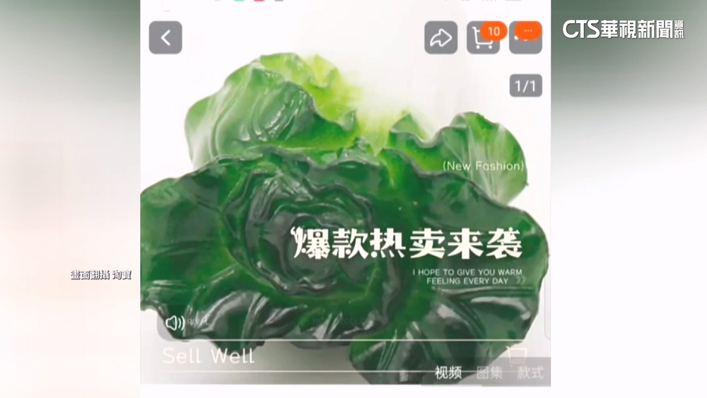 中國淘寶驚見故宮「翠玉白菜」　立委轟：文創詐騙