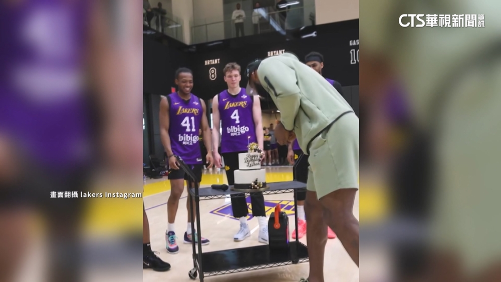 LeBron40歲生日兒子獻唱　詹皇：若願意可再戰7年