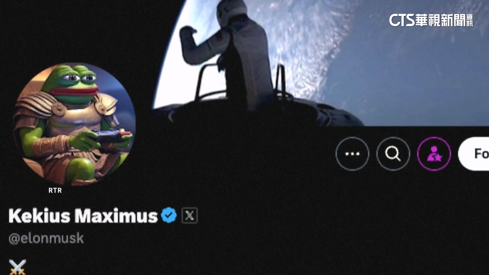 馬斯克X帳號改名「麥希穆斯」？　頭像換成「佩佩蛙」引議