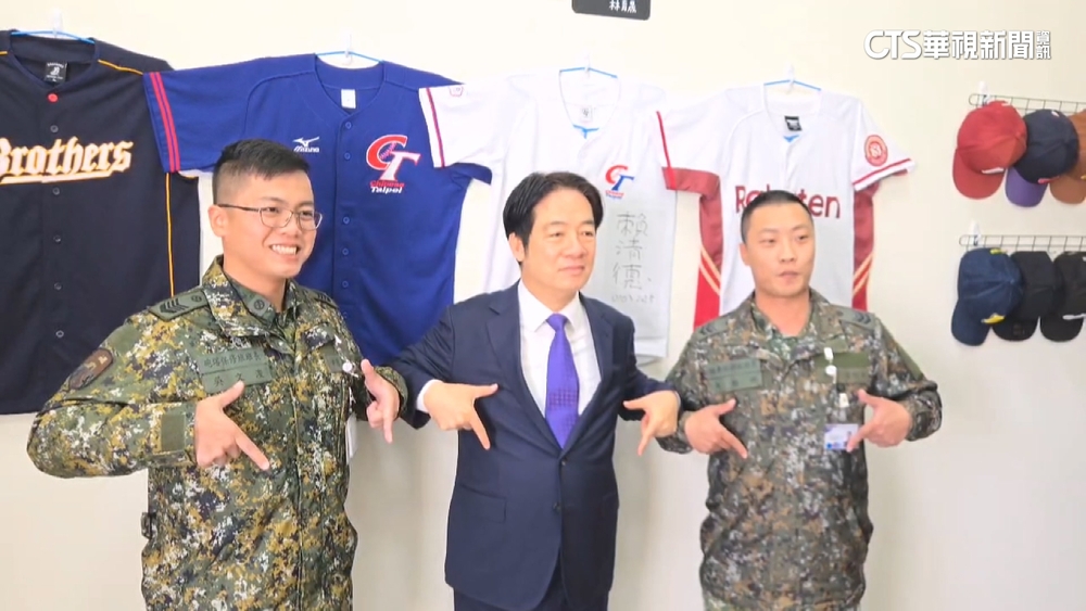 感謝國軍保家衛國成安定力量！　賴清德勗勉官兵