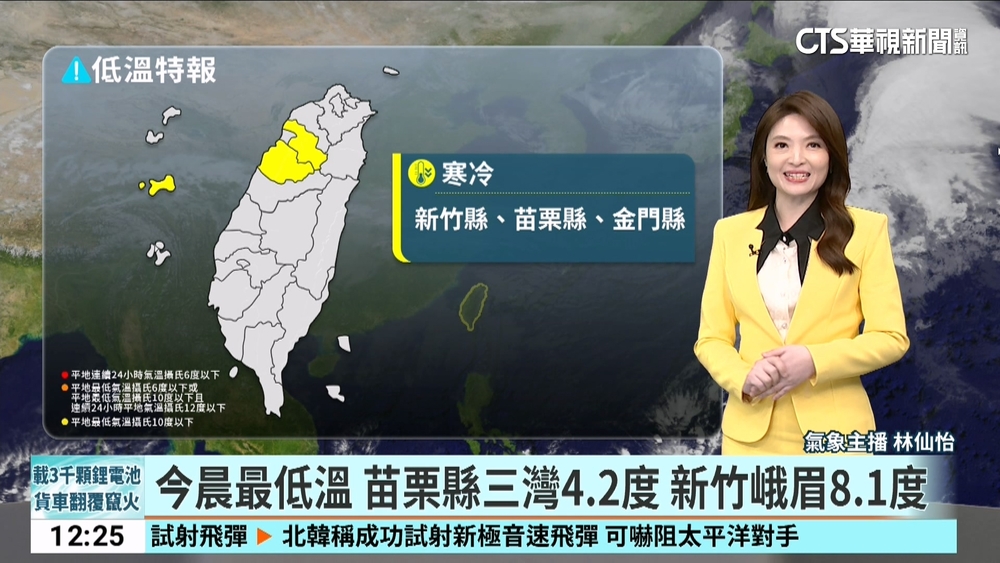 冷空氣南下愈晚愈冷　晨夜低溫恐探10度以下