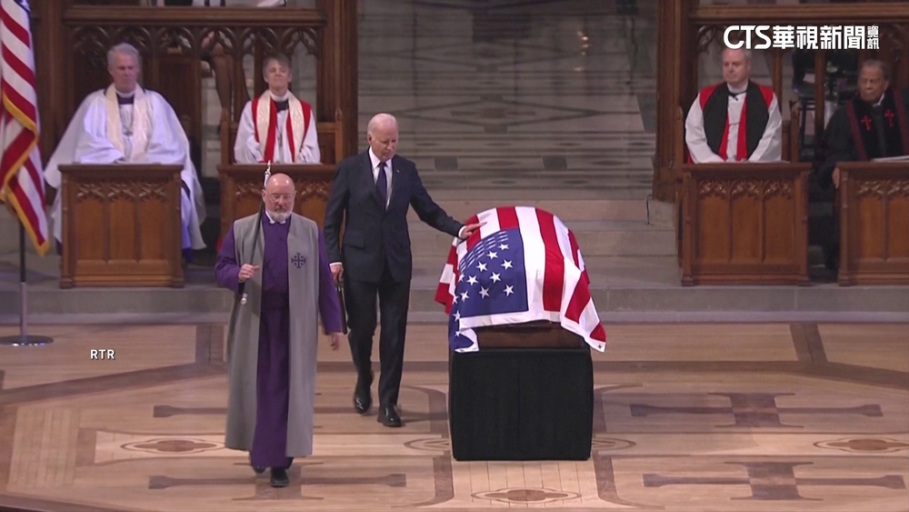 卡特前總統國葬　美5位前.現任總統齊致敬