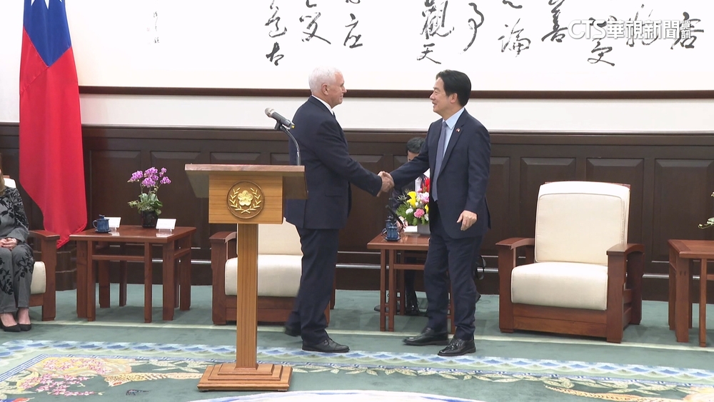 美國前副總統潘斯抵台　拜會賴清德.蕭美琴
