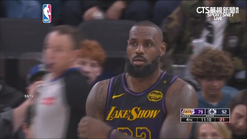 「洛城內戰」詹皇25分11籃板　湖人仍慘輸14分