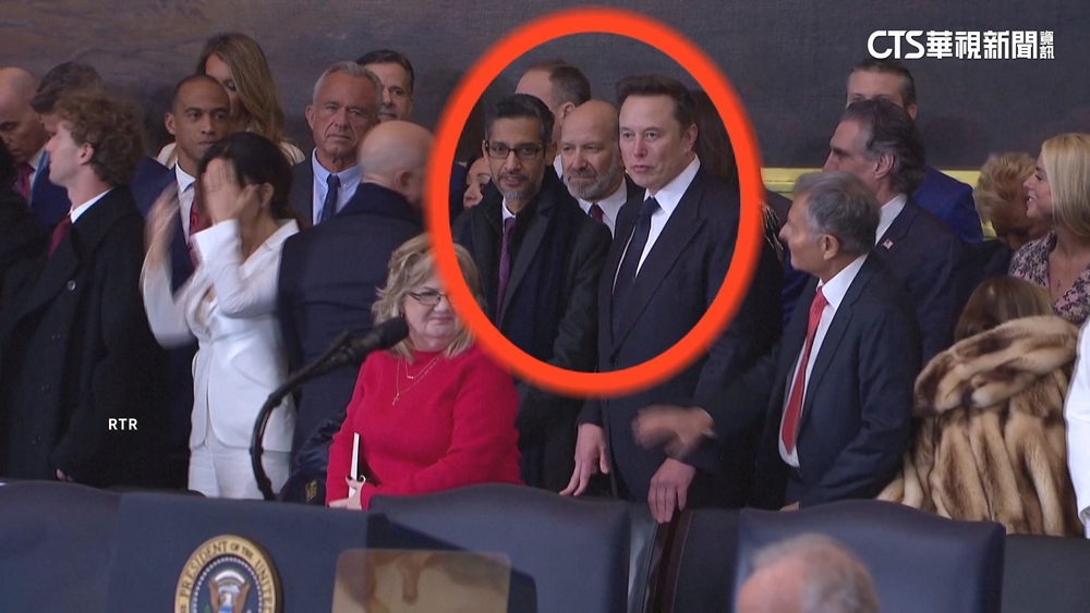 川普宣誓就職　科技巨頭「榮譽席」排排座超吸睛