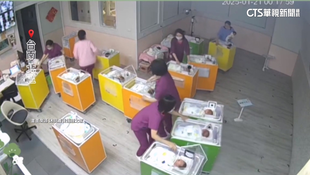 強震當下護理人員肉身護嬰　家長感動：很放心