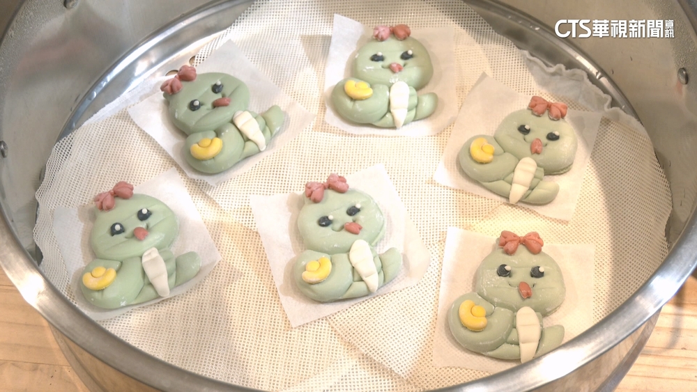 純手工饅頭推「蛇年Q版經濟」　業者：訂單量增3-4成