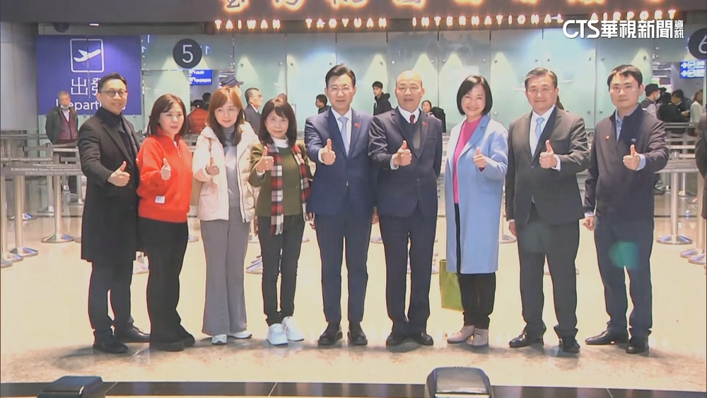 韓國瑜率團外交突破！　「解放廳」觀禮距川普25公尺