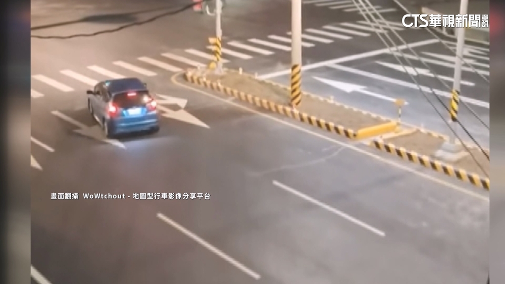 74線延伸道路甫開通　貪快？汽.機車逆向險對撞