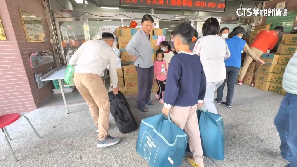假冒地震災民領愛心物資　相關單位逐一登記核實