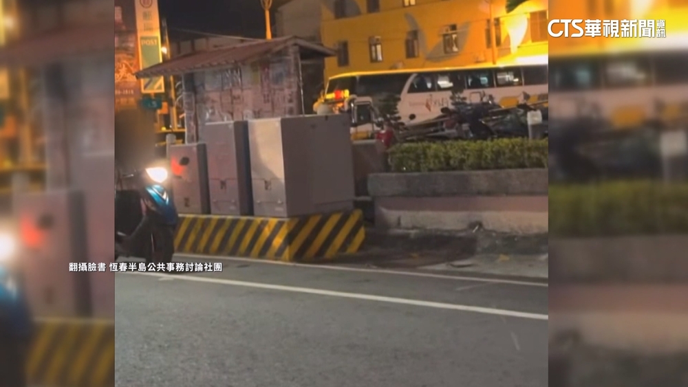 青少年點燃鞭炮丟擲恆春分局　警：依社維法送辦