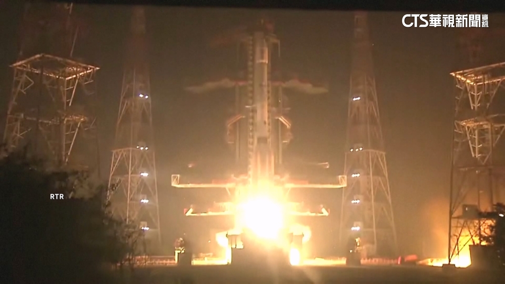 印度太空研究組織發射火箭　將導航衛星送上軌道