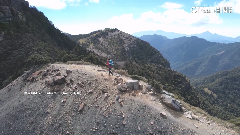 大霸尖山坡度升降.氣候變化大　專家：獨攀有風險