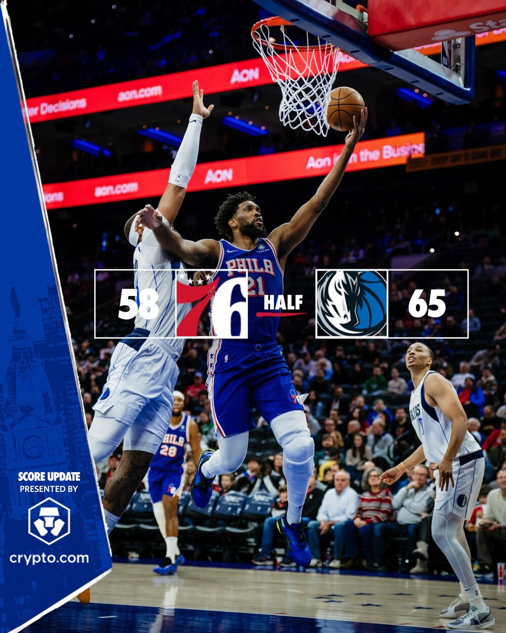 養傷一個月復出砍大三元 恩比德率76人逆轉獨行俠