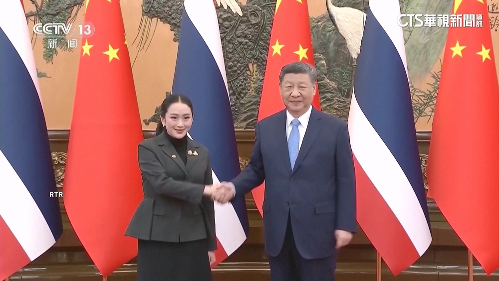 習近平會泰總理貝東丹　讚打擊電信詐騙措施