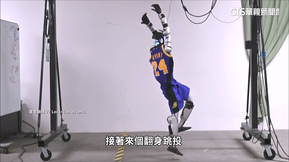輝達AI「加持」機器人！　逼真模仿如Kobe上身.會跳APT