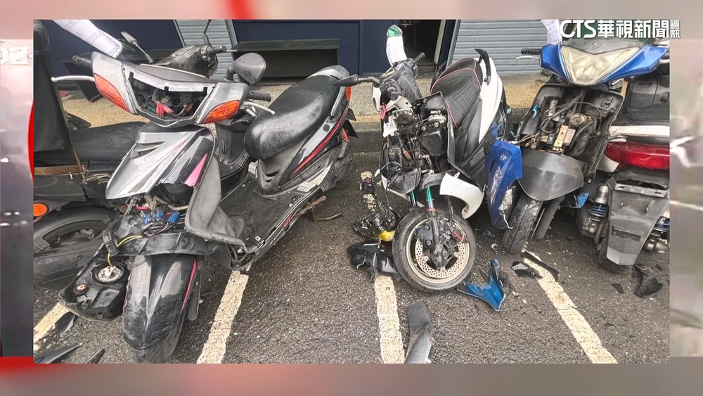 深夜撞整排機車走人　警調電眼揪駕駛最高罰3千