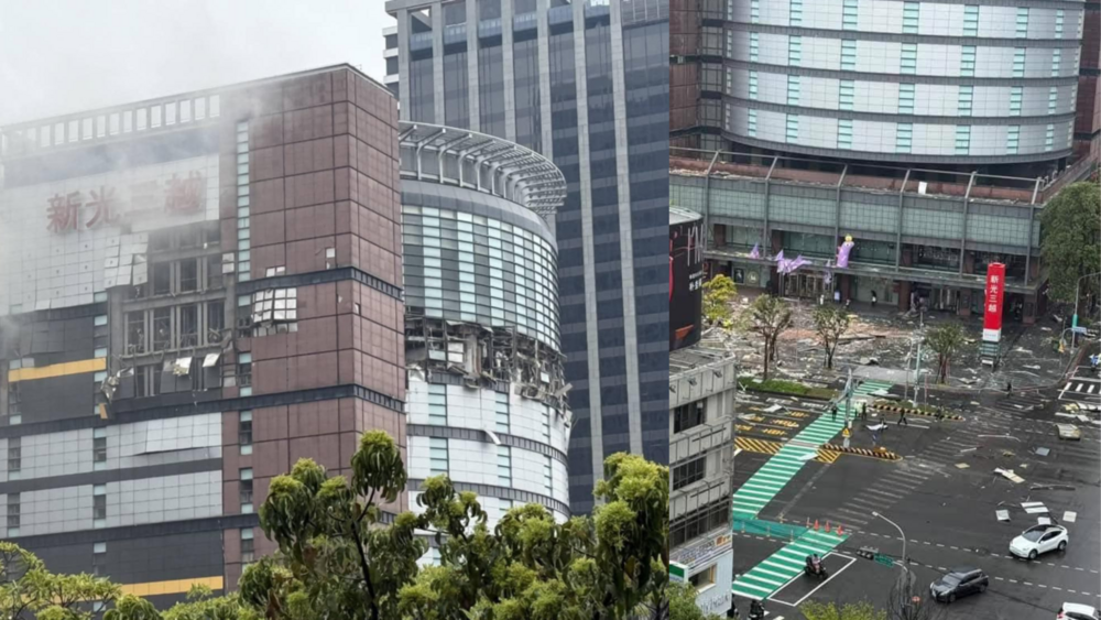 台中新光三越爆炸意外　總統賴清德籲「不要靠近事故地點」：以免影響救災